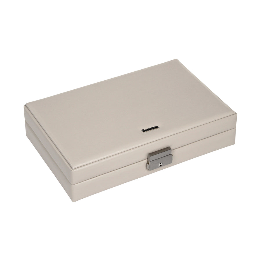 Ring case elegance / sand (full cowhide)