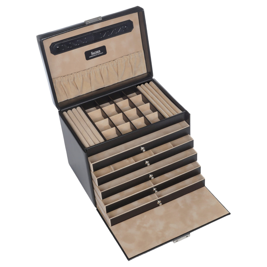 Jewelry box Nina new classic / black (leather)