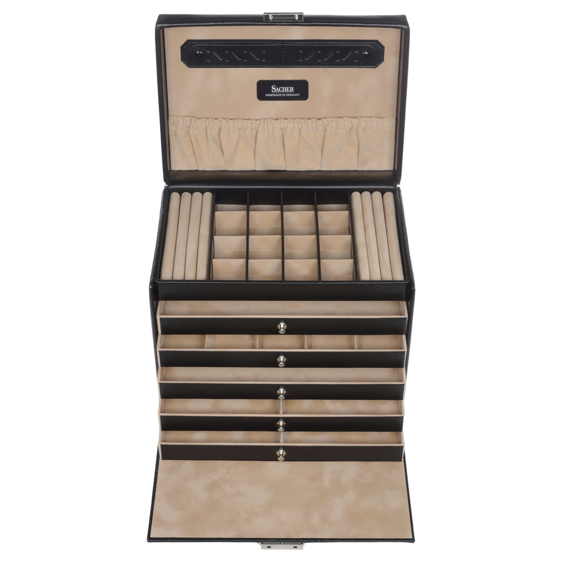 Jewelry box Nina new classic / black (leather)