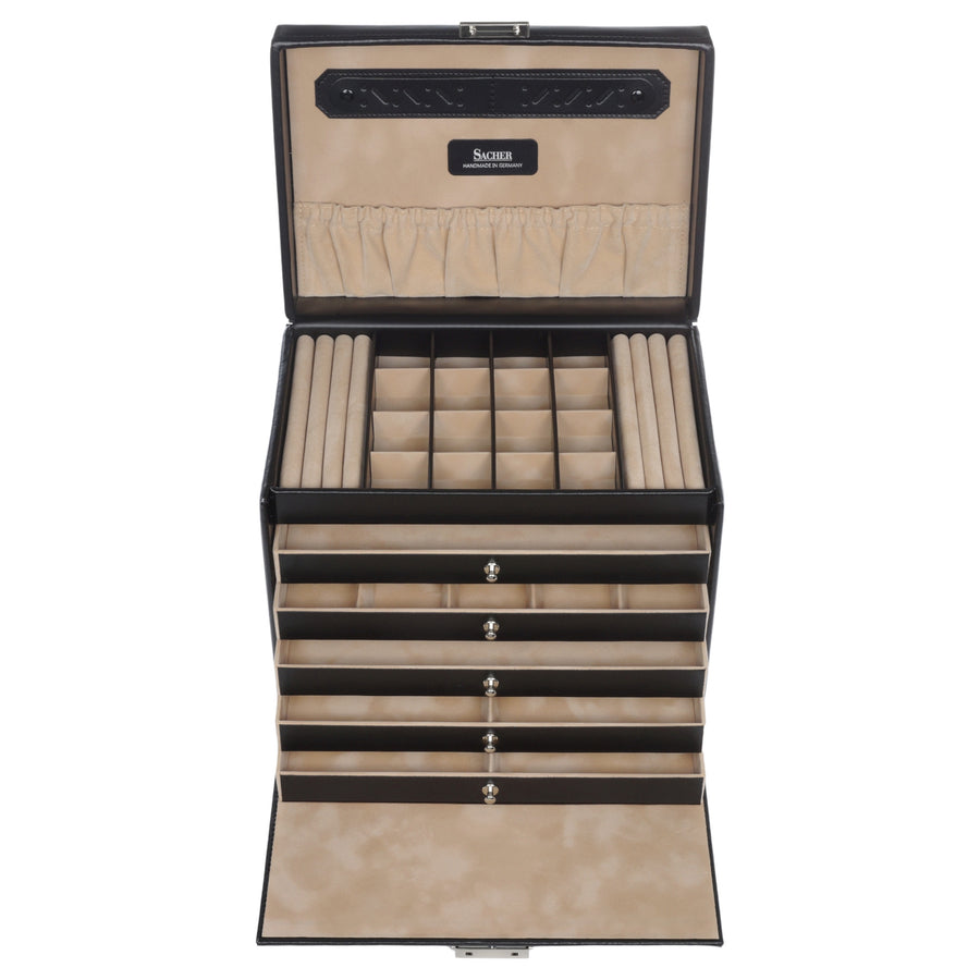 Jewelry box Nina new classic / black (leather)