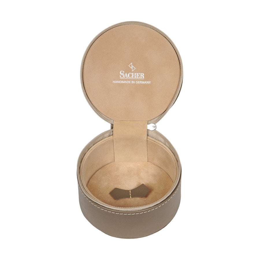 Jewelry box Betsy nature / taupe (leather)