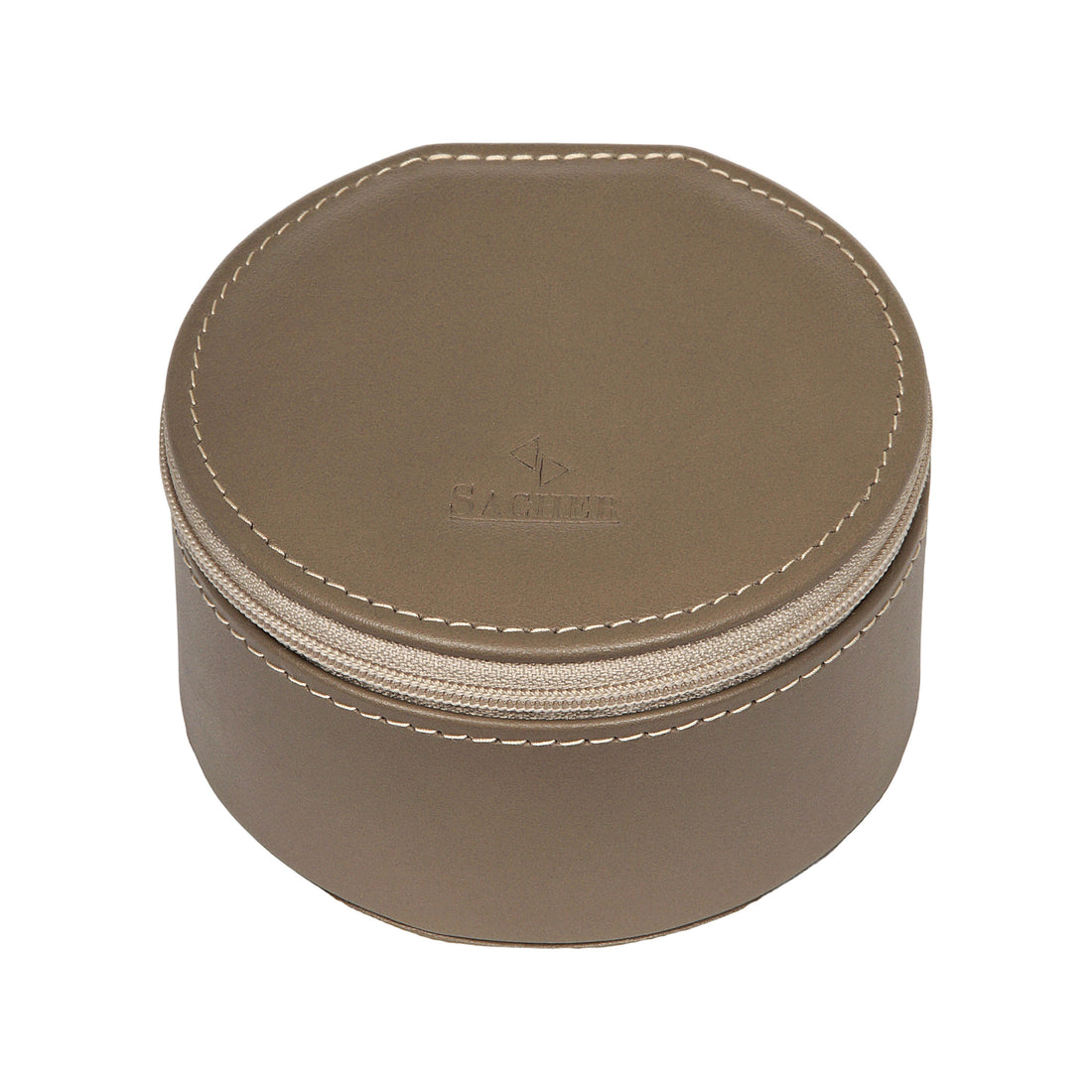 Jewelry box Betsy nature / taupe (leather)