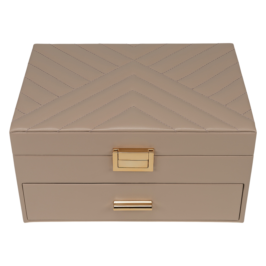 Schmuckkoffer mit Reiseetui essentials / beige