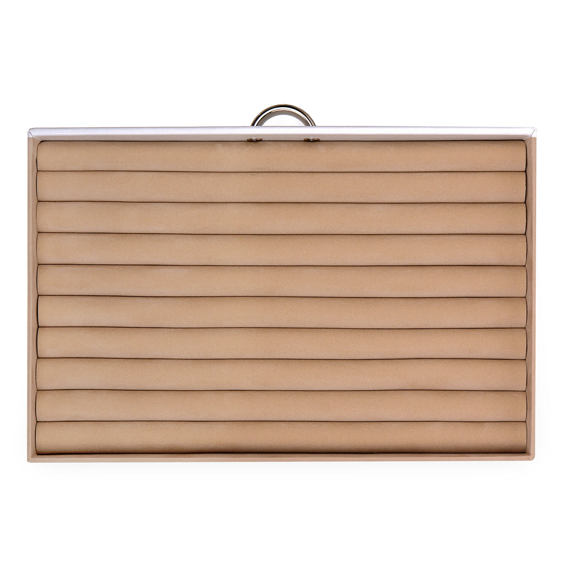 Jewelry case for rings Victoria vario / white (leather)