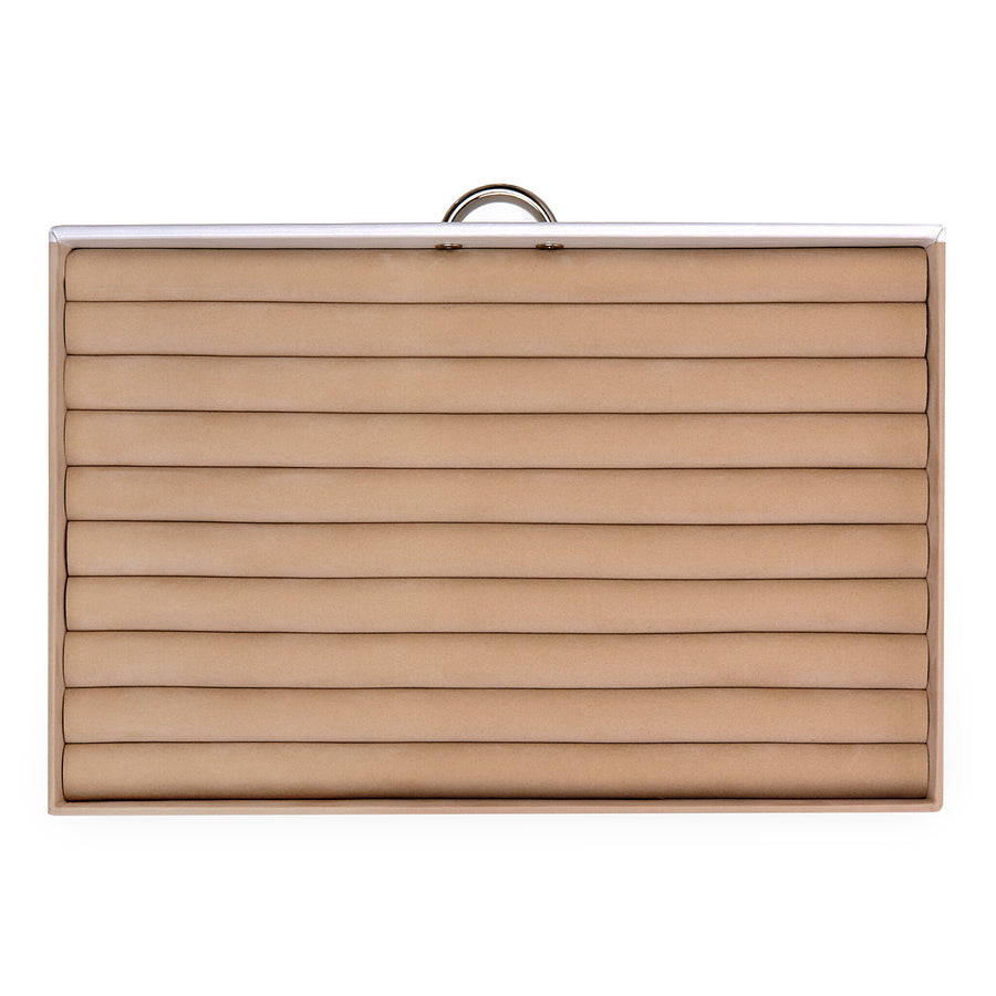 Jewelry case for rings Victoria vario / white (leather)