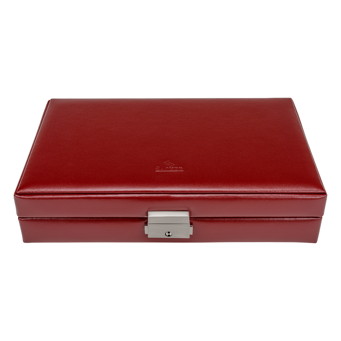 Étui pour bagues et collections amadora / rouge (cuir)