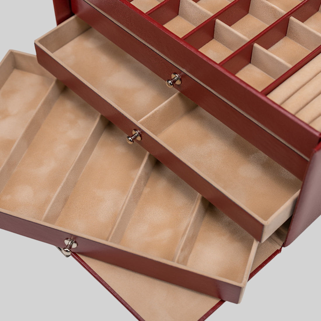 Jewelry box Lena amadora / red (leather)