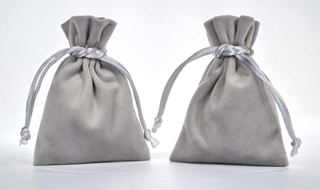 Jewelry bag 10 pieces Accessories / grey