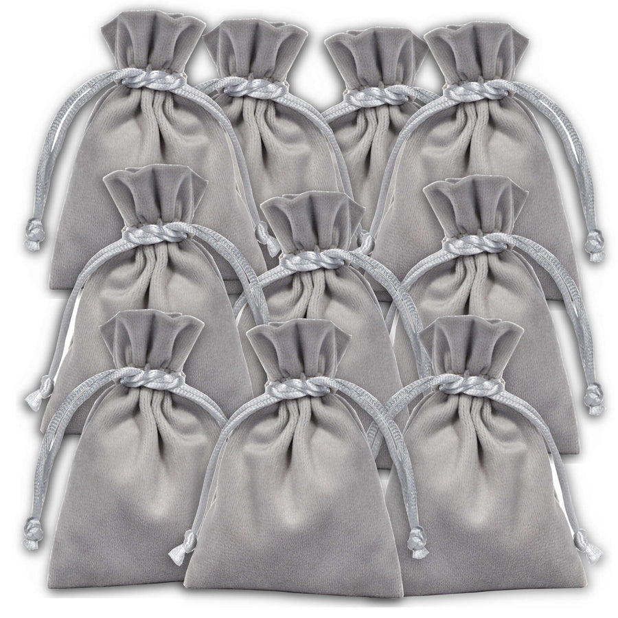Jewelry bag 10 pieces Accessories / grey