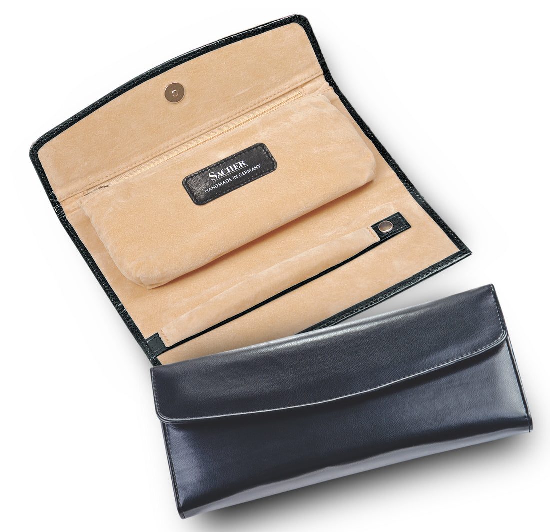 Jewelry roll new classic / black (full cowhide)