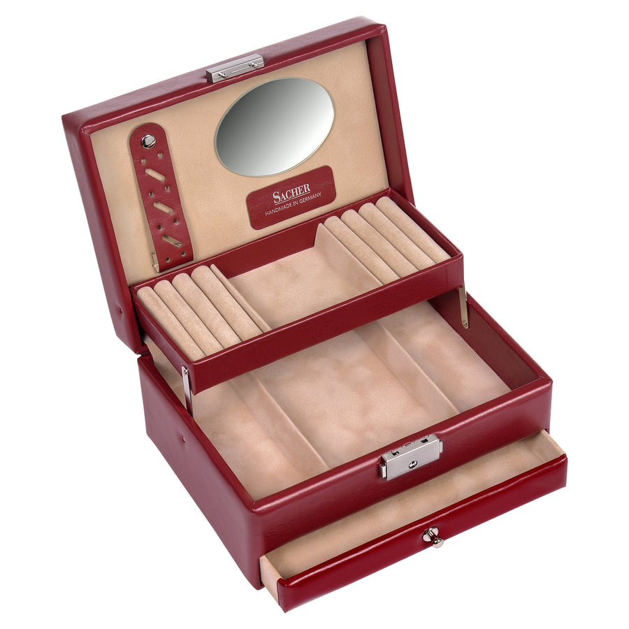 Sieradendoos Carola new classic / rood