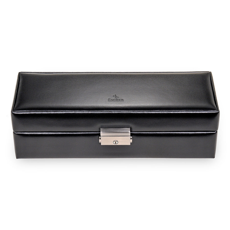 Watch case for 6 watches new classic / black