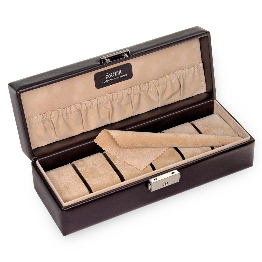 case for 6 watches new classic / mocca
