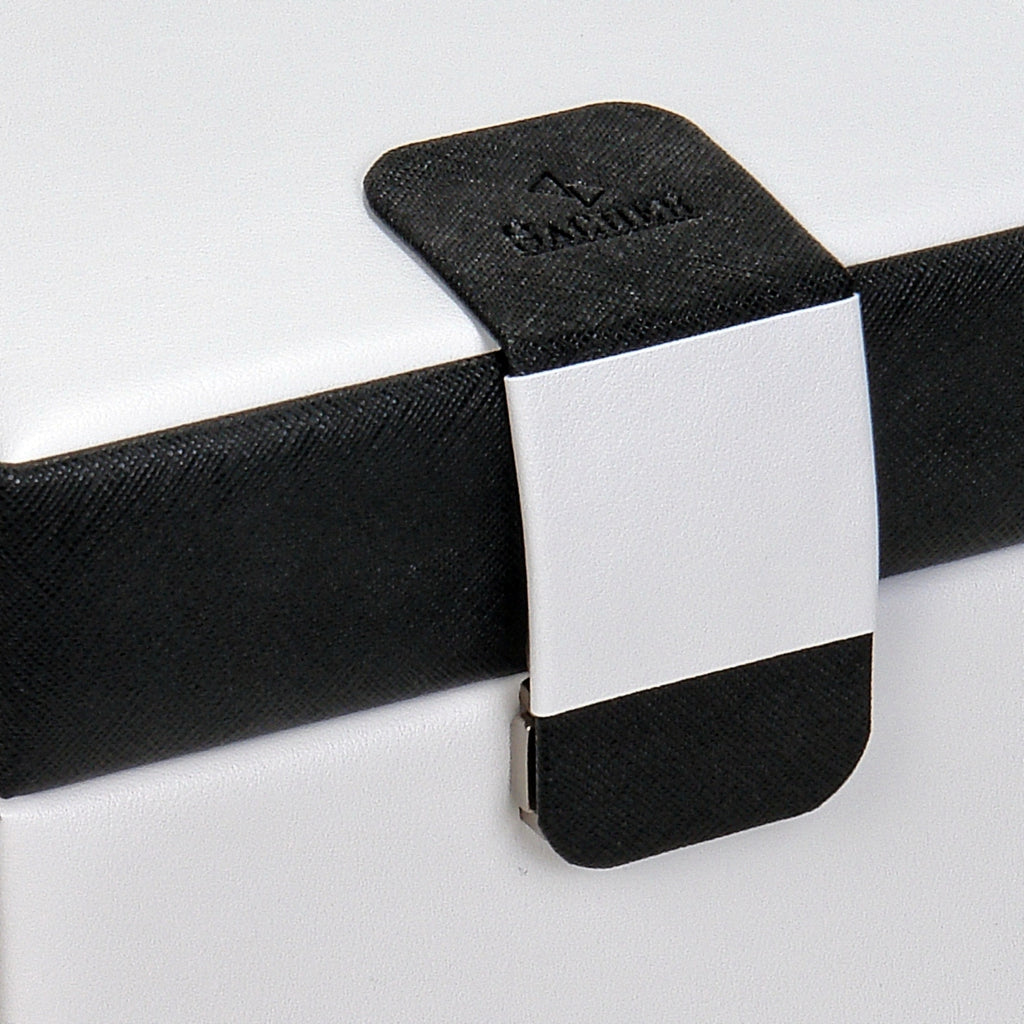 Sieradendoos Erika nero bianco / wit