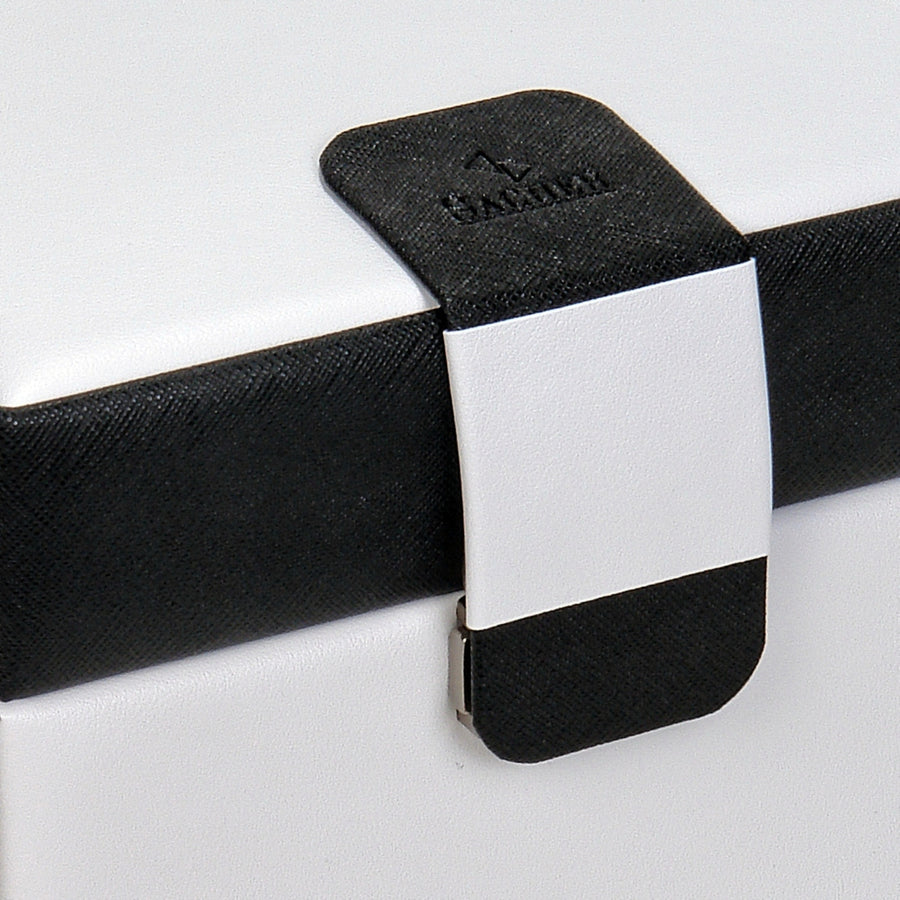 Sieradendoos Erika nero bianco / wit