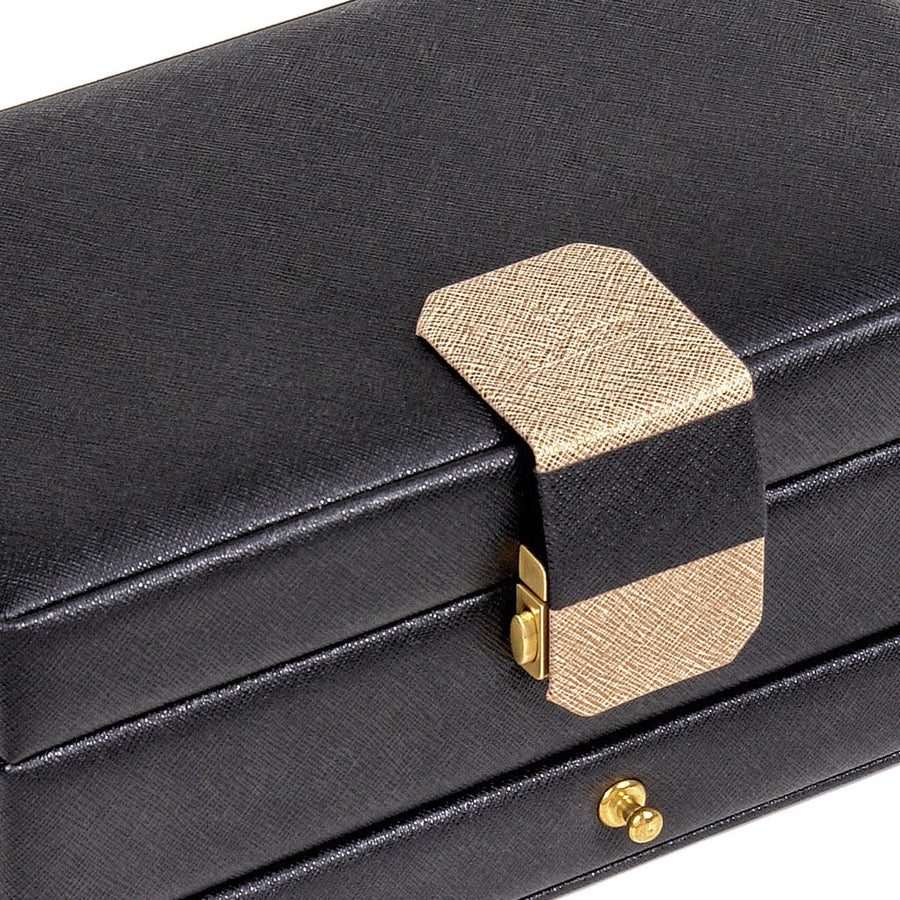 Jewelry box Helen saffiano / black