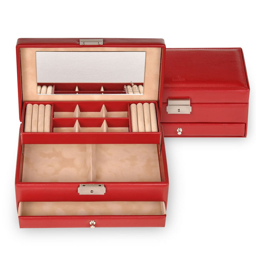 Jewelry box Helen new classic / red