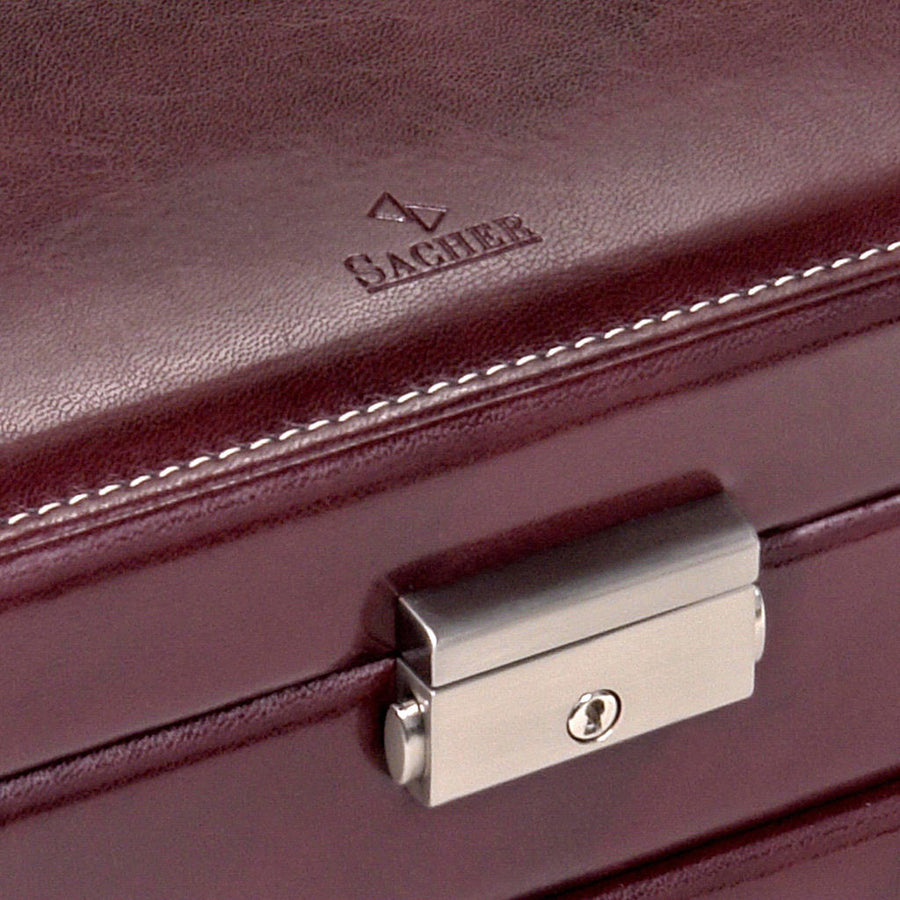 Jewelry box Helen florage / bordeaux