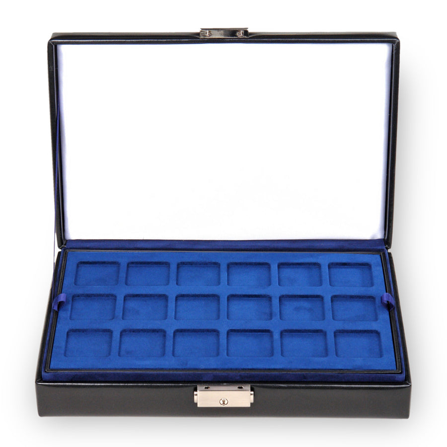 Muntenkoker new classic / zwart (leer)