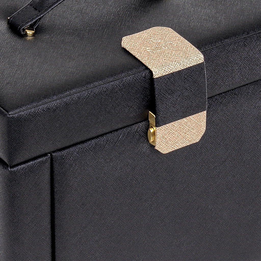 Jewelry box Marta saffiano / black