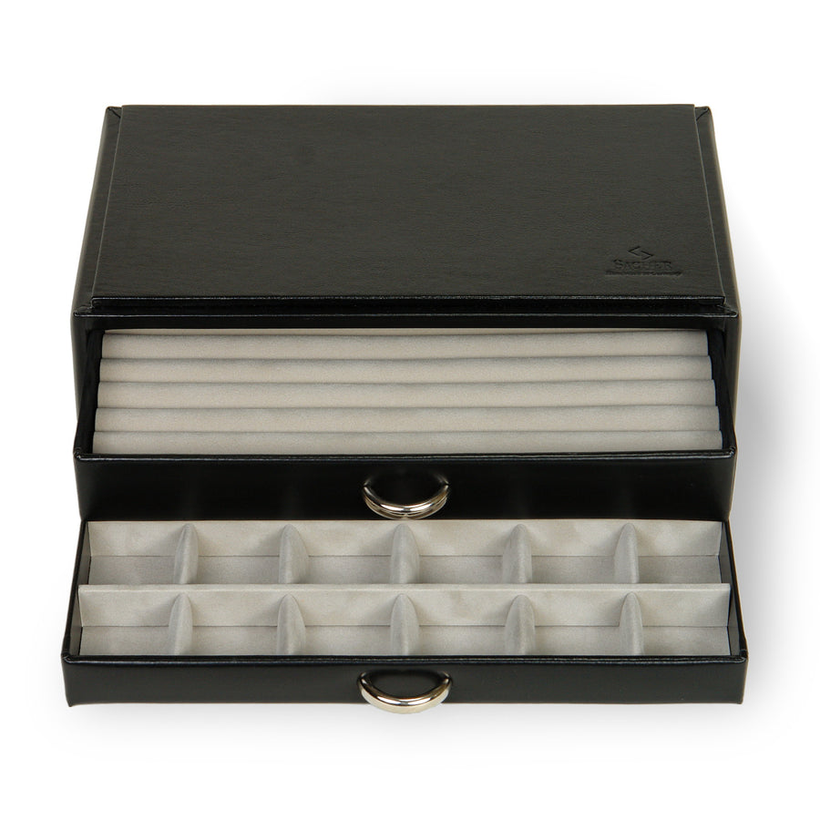 Módulo standard VARIO Anéis vario / preto (pele)