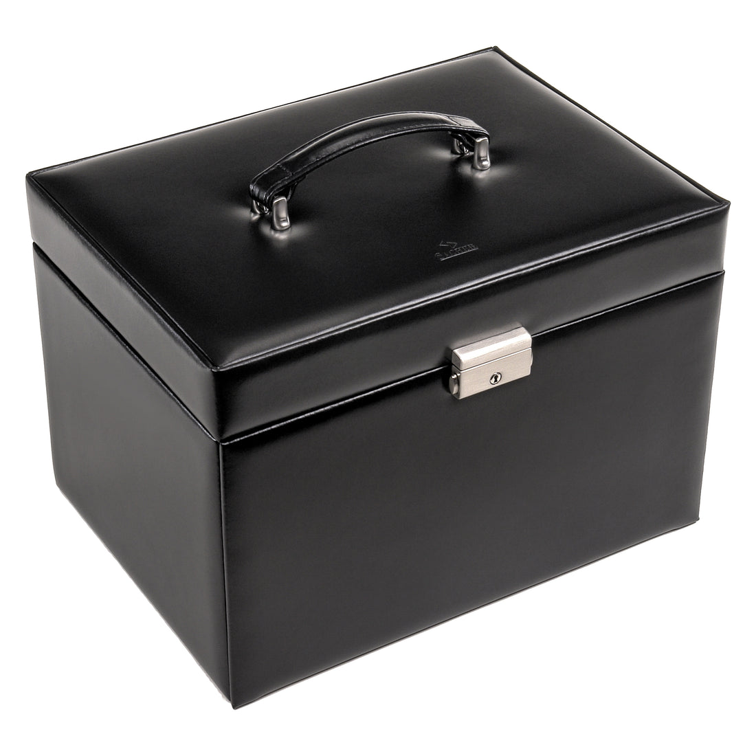 Victoria vario jewelry case / black (leather)