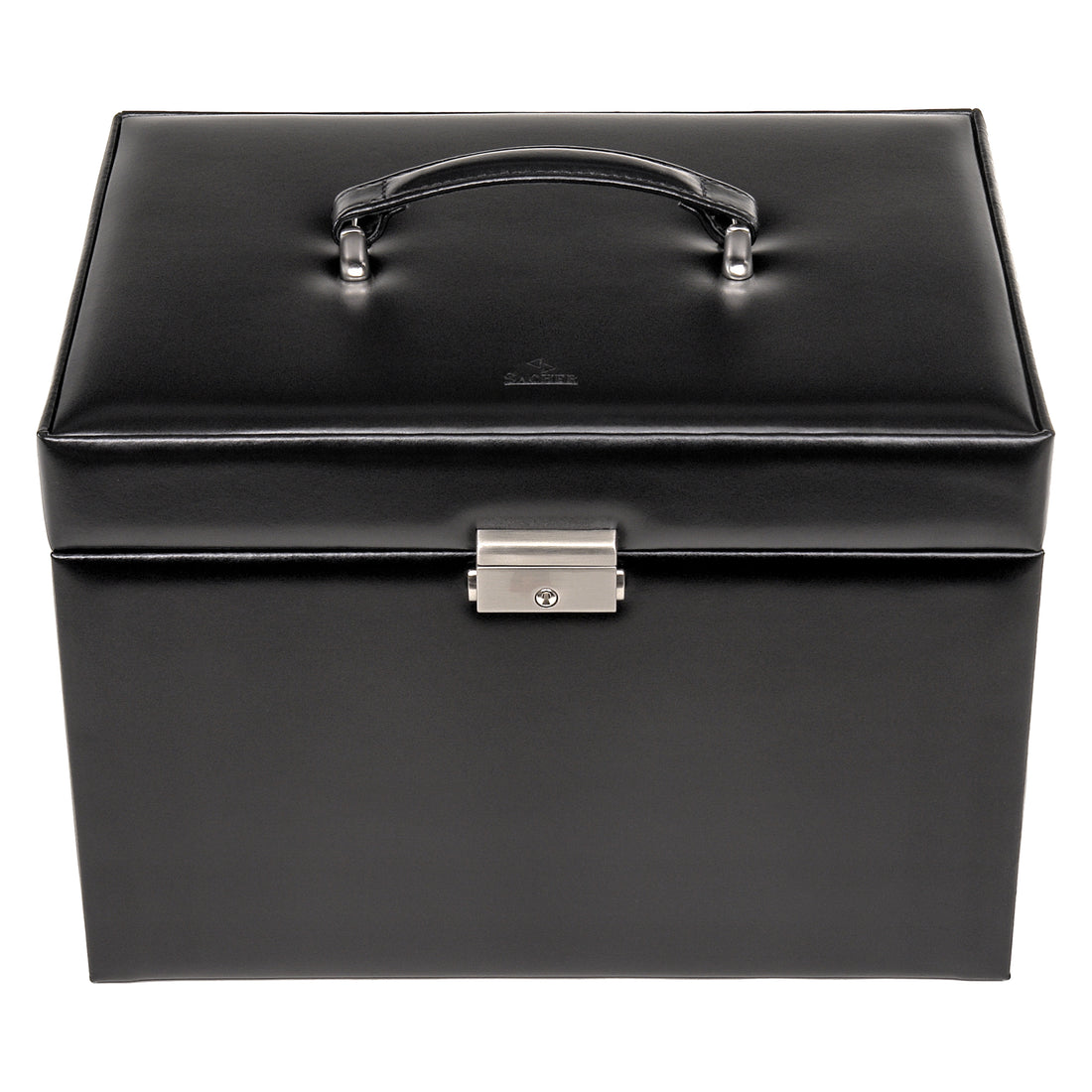 Victoria vario jewelry case / black (leather)