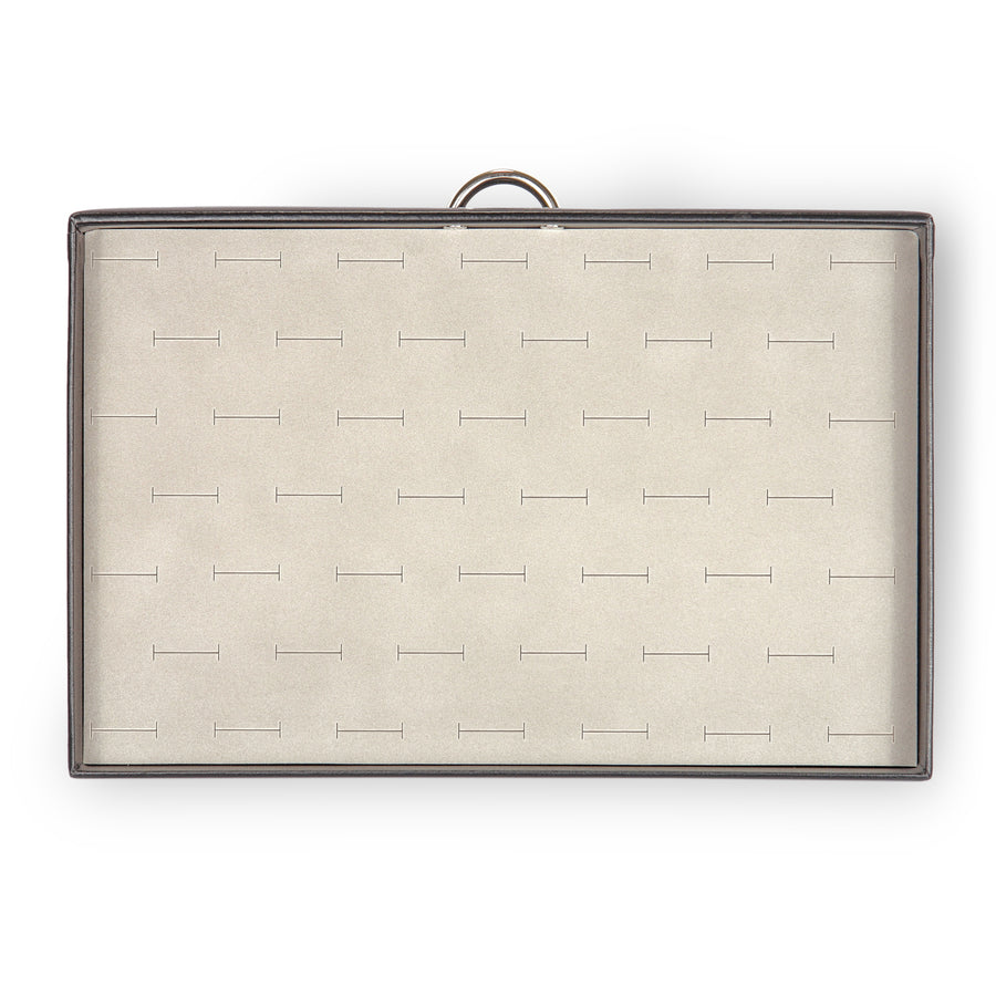 Jewelry case for rings Victoria vario / black (leather)