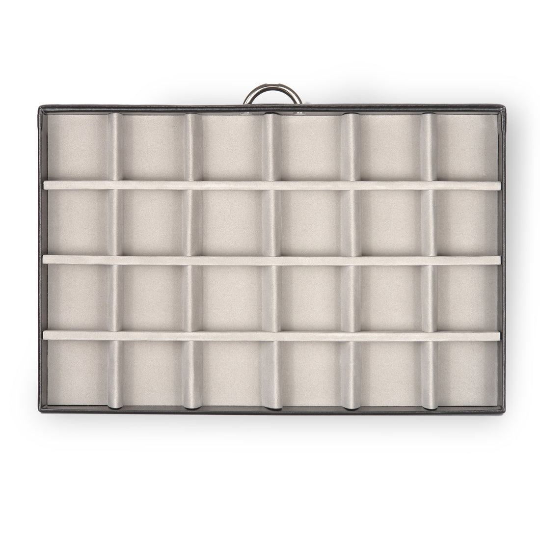 Jewelry case for rings Victoria vario / black (leather)