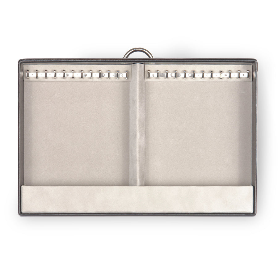 Jewelry case for necklaces Victoria vario / black (leather)