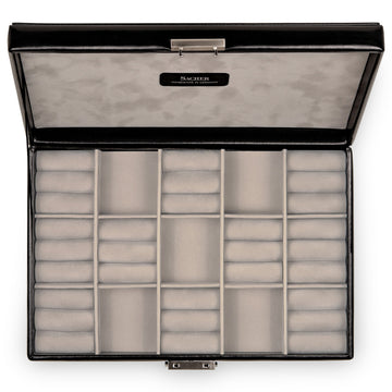 Case for rings, ear studs etc. VARIO CASO vario caso / black (leather)