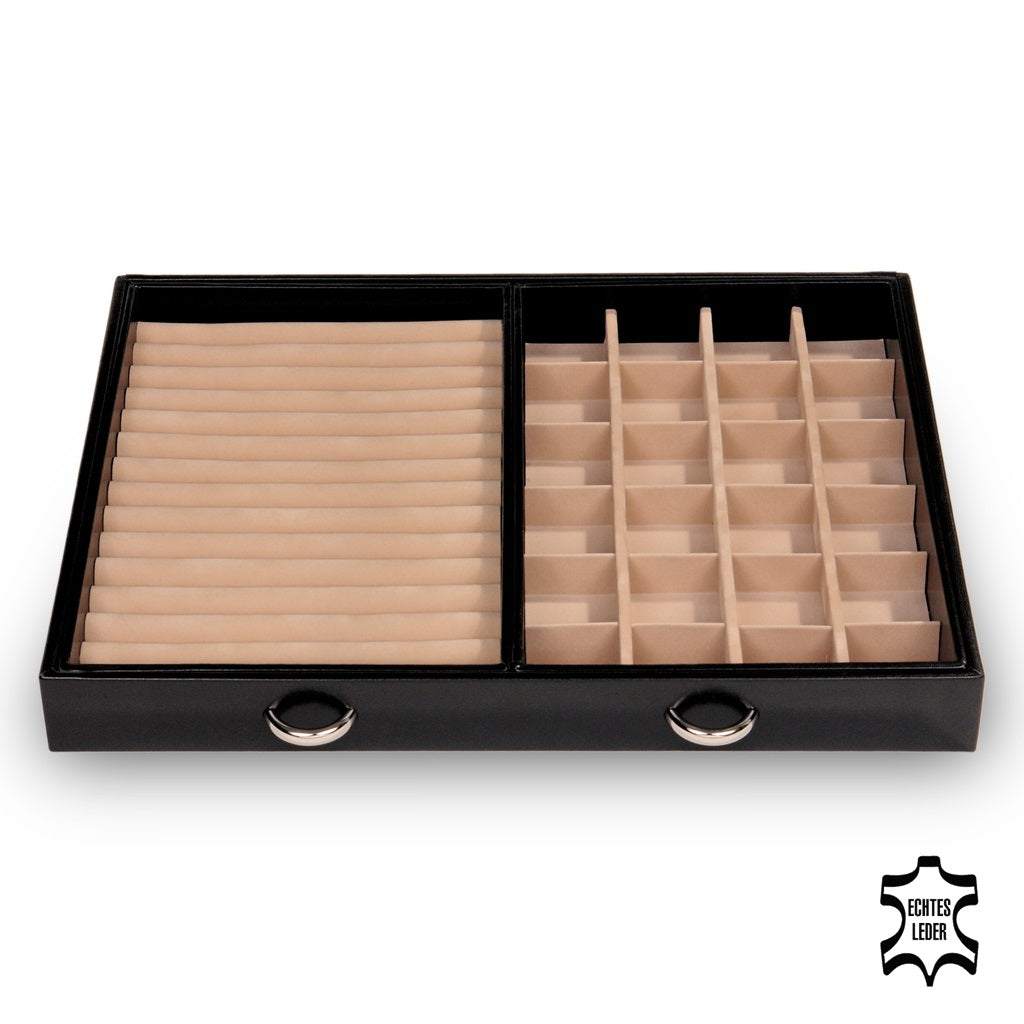 Jewelry chest Grand VARIO vario / black (leather)