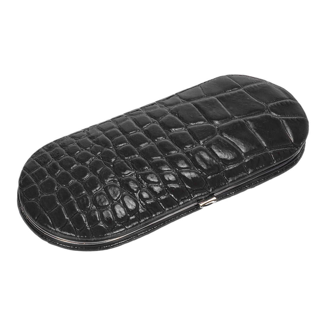 5-teilig Maniküretui Manikürenset / schwarz (Leder)